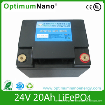 LiFePO4 24V 20ah Battery for E Bike with BMS